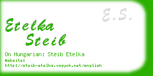 etelka steib business card